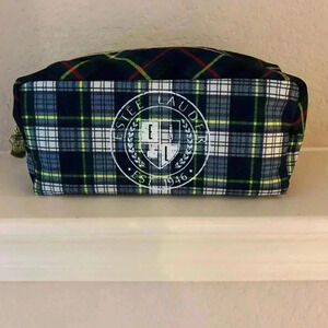 Estée Lauder Plaid Makeup Bag
